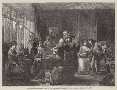 El Acuerdo Matrimonial, Época de la Restauración de Thomas Falcon Marshall